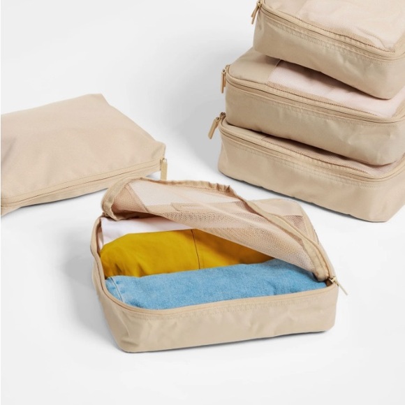 Calpak Tan Packing Cube Set - Picture 2 of 8